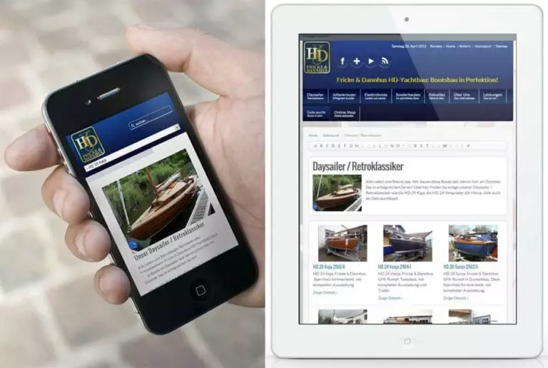 Fricke & Dannhus: Responsive Website