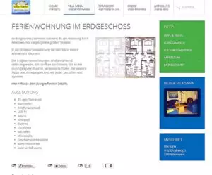Vila-Sana Ferienwohnungen - Beschreibung der Wohnungen
