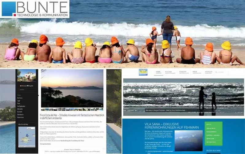 Website Ferienwohnungen