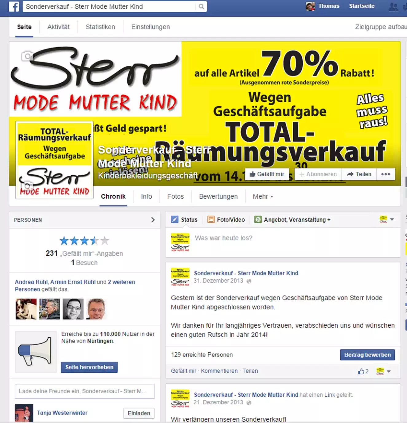 Sterr Mode Mutter KindFacebook