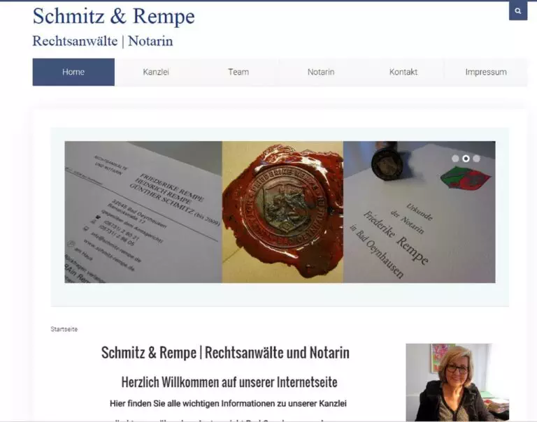 RAe Schmitz & Rempe – Joomla Website