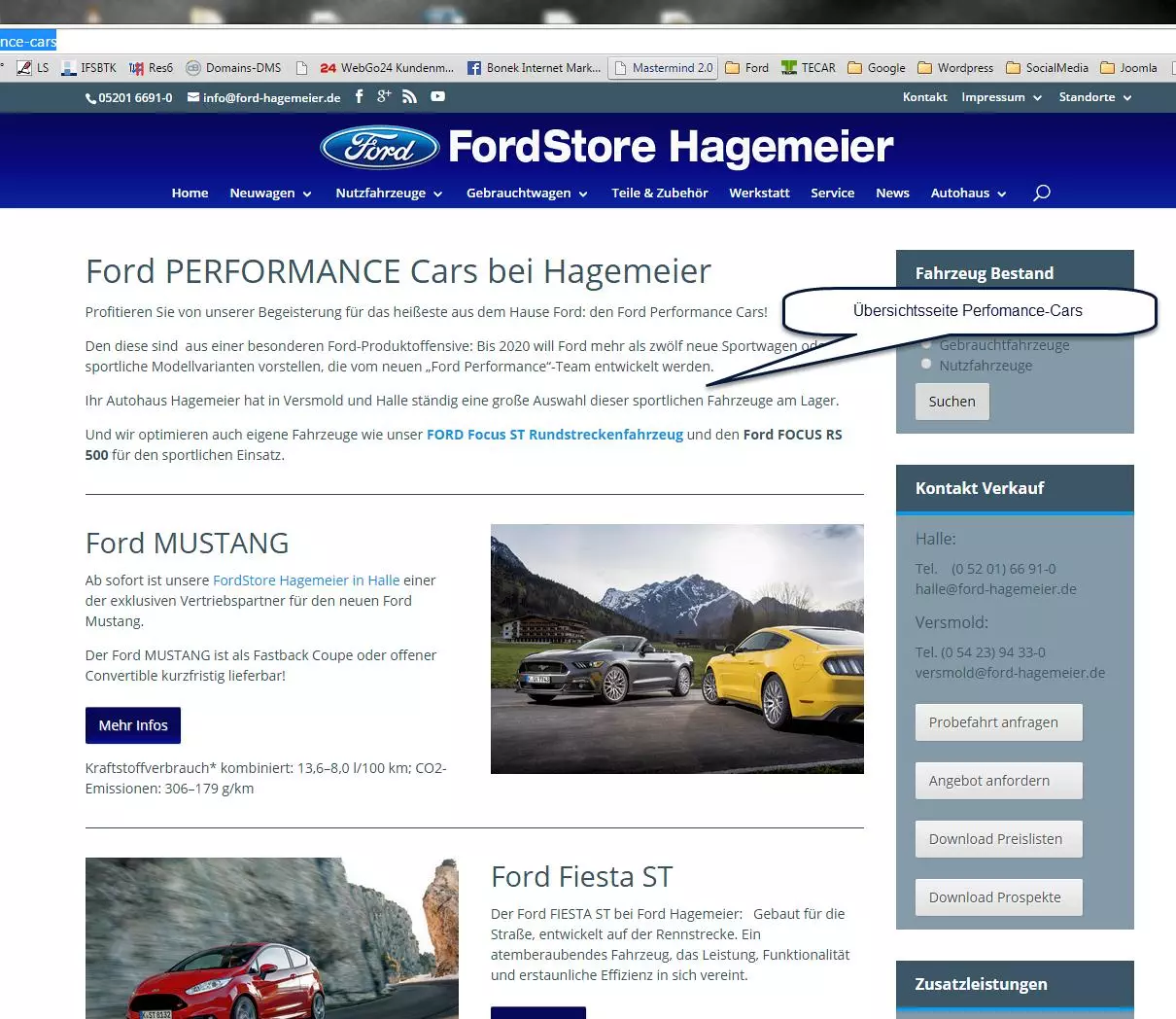 Hagemeier Uebersicht PerformanceCars